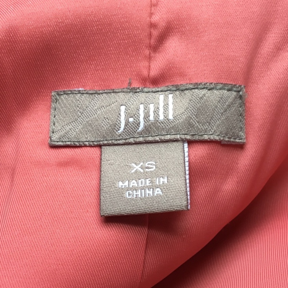J.Jill coral linen/silk jacket - Picture 5 of 6